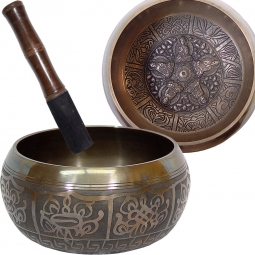 Embossed Singing Bowl Small 5 Dhyani Buddhas (Each)