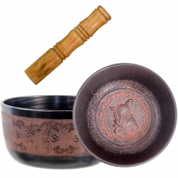 Singing Bowl Flat Sides 7" - Ganesha (Each)