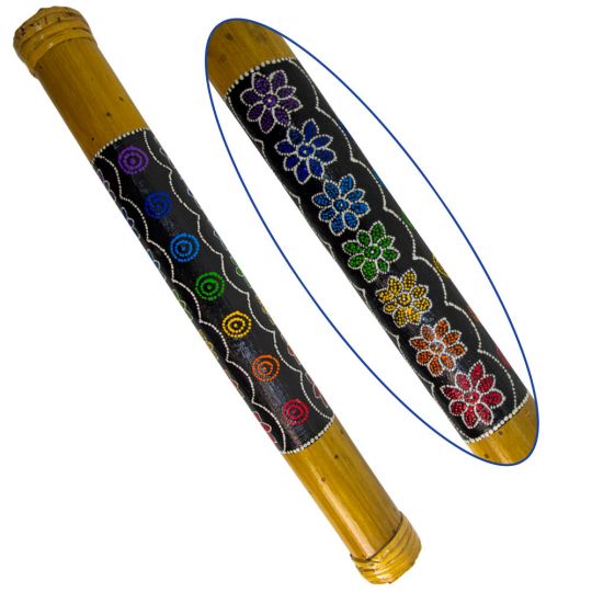 Bamboo Rainstick Chakra - Small (Each)