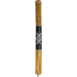Bamboo Painted Rainstick - Triple Moon - Large (Each)