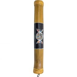 Bamboo Painted Rainstick - Triple Moon - Small (Each)