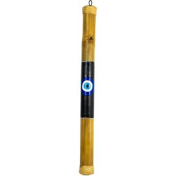 Bamboo Painted Rainstick - Evil Eye - Large (Each)