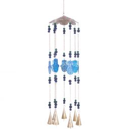 Brass Bell Chime Mobile - Fatima Hands (Each)