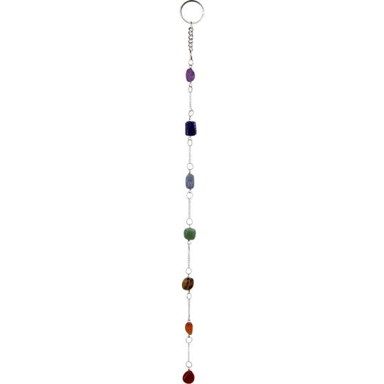 Wall Hanging String Tumbled Stone - Chakra (Each)
