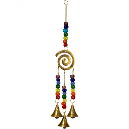 Hanging Bells Chakra Spiral  (Each)