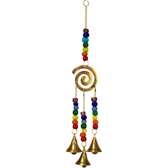 Hanging Bells Chakra Spiral  (Each)