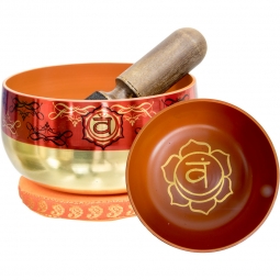 Chakra Singing Bowl - Printed Sacral (Each)