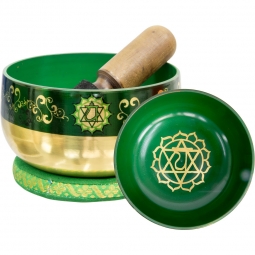 Chakra Singing Bowl - Printed Heart (Each)