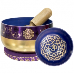 Chakra Singing Bowl - Printed Crown (Each)