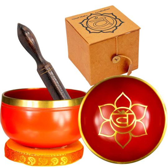 Mini Chakra Singing Bowl Orange - Sacral (Each)