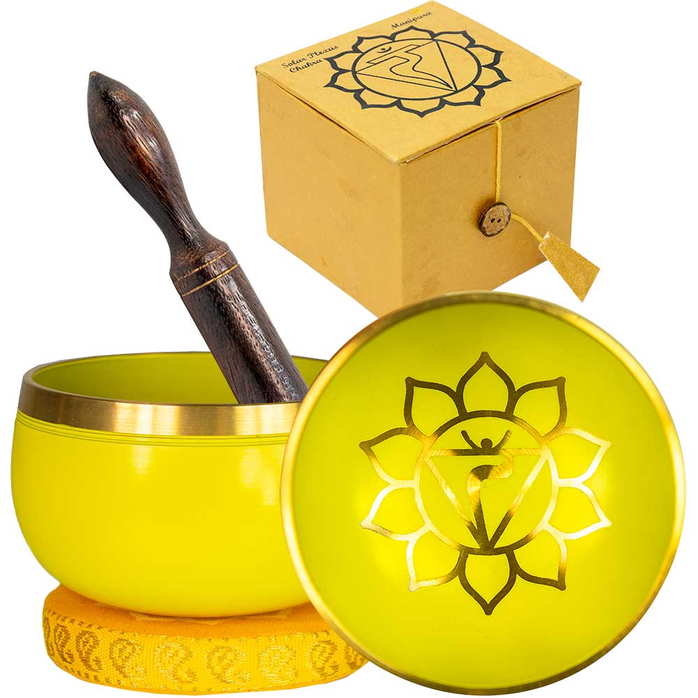 Mini Chakra Singing Bowl Yellow - SOLAR Plexus (Each)