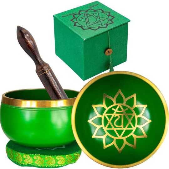Mini Chakra Singing Bowl Green - Heart (Each)