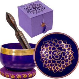 Mini Chakra Singing Bowl Purple - Crown (Each)