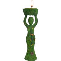 Polyresin T-Light Holder Nurturing Goddess (each)