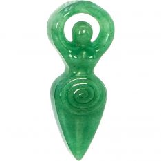 Gemstone Goddess Figurine - Green Aventurine (Each)