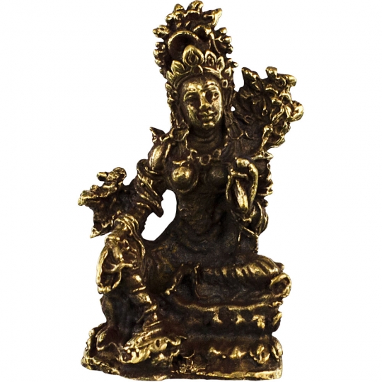 Mini Brass Statues Tara (Pk of 3)