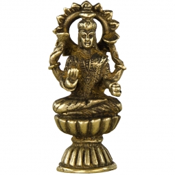 Mini Brass Statues  Chakra Laksmi (Pk of 3)