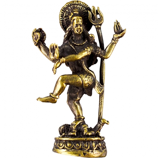 Mini Brass Figurine  Dancing Shiva (Pk of 3)