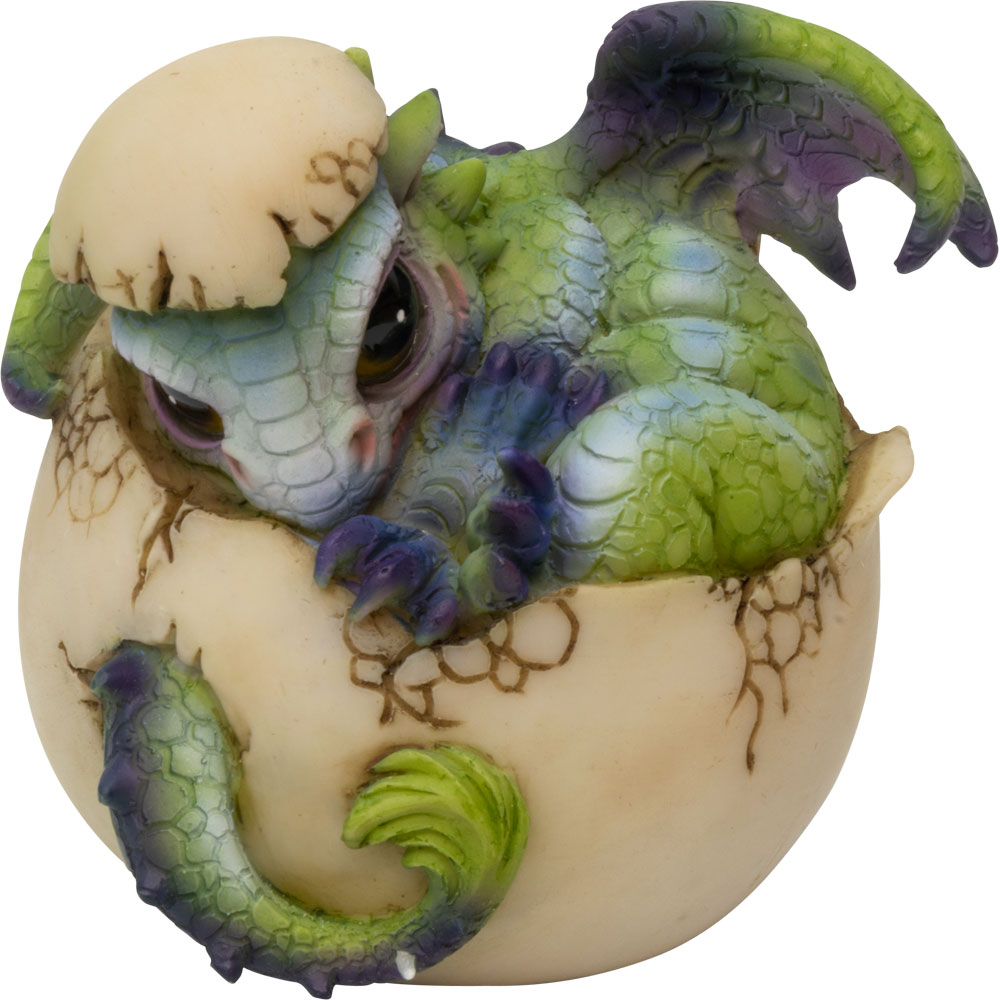 Polyresin Hatching Dragon FIGURINE - Emerging (Each)