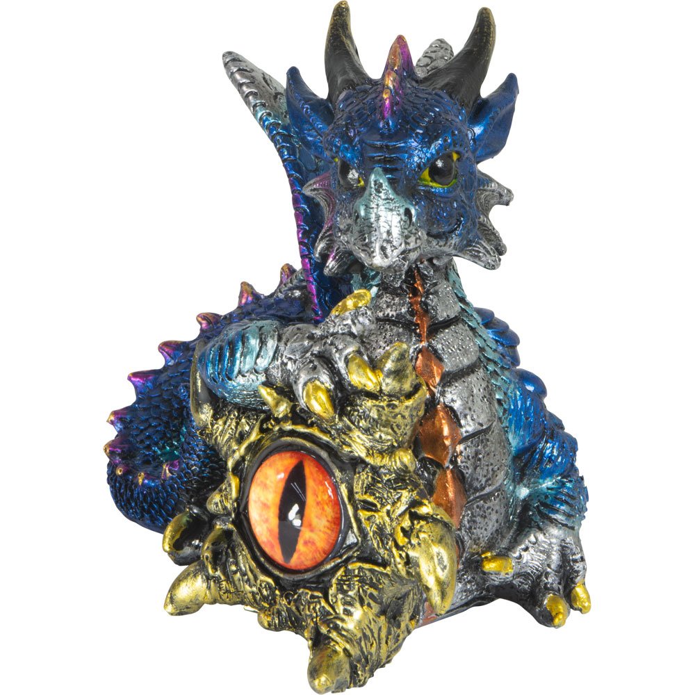 Baby Blue Dragon FIGURINE w/ Dragon Eye (Each)