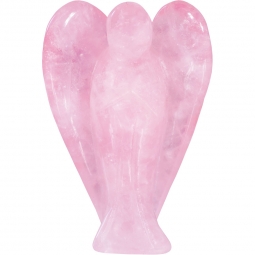 Stone Carving Figurine - 1.75 " - Rose Qtz Angel (Each)
