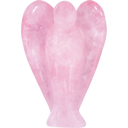 Stone Carving Figurine - 1.75 " - Rose Qtz Angel (Each)