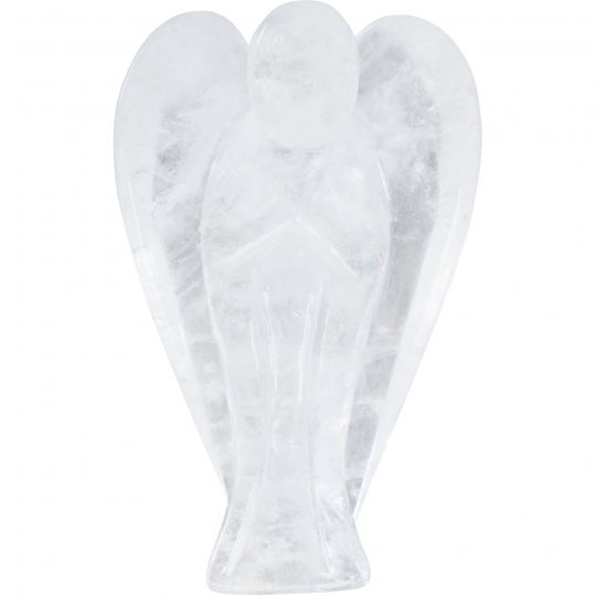 Stone Carving Figurine - 1.75 " - Clear Qtz Angel (Each)