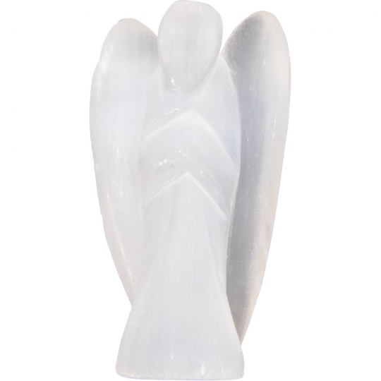Stone Carving Figurine - 1.75"  - Selenite Angel (Each)