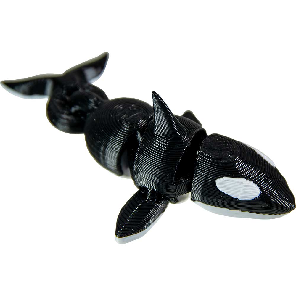 3D Printed Fidget Spirit ANIMAL - Orca (Each)