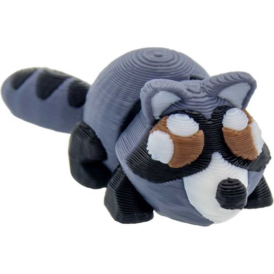 3D Printed Fidget Spirit Animal - Raccoon (Each)