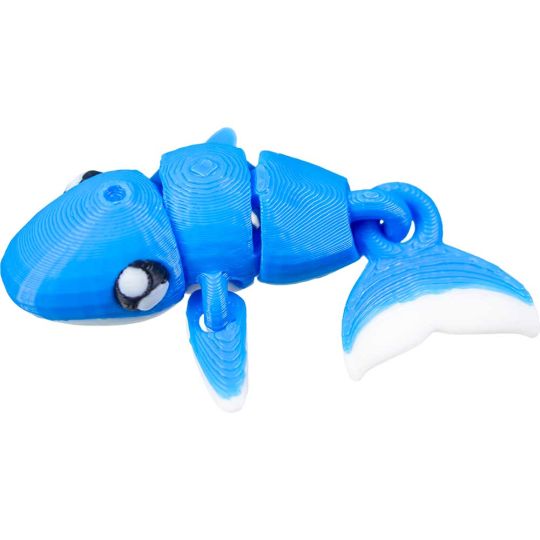 3D Printed Fidget Spirit Animal - Blue Whale (Each)