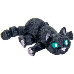 3D Printed Fidget Spirit Animal - Black Cat (Each)