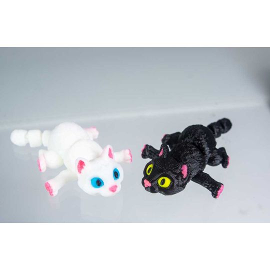 3D Printed Fidget Spirit Animal - Cat Ast'd Colors (Each)