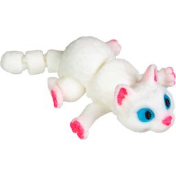 3D Printed Fidget Spirit Animal - White Cat (Each)