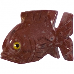 Spirit Animal 1.25-inch Fish Dolomite (pack of 5)