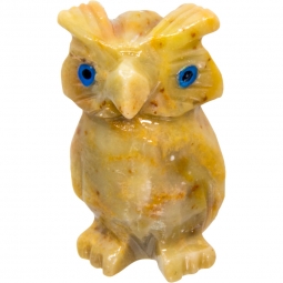 Spirit Animal 1.25-inch Owl Dolomite (pack of 5)
