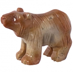 Spirit Animal 1.25-inch Bear Dolomite (pack of 5)