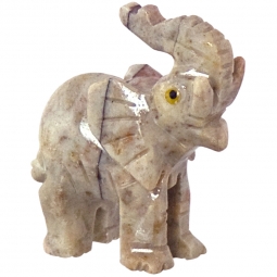 Spirit Animal 1.25-inch Elephant Dolomite (pack of 5)