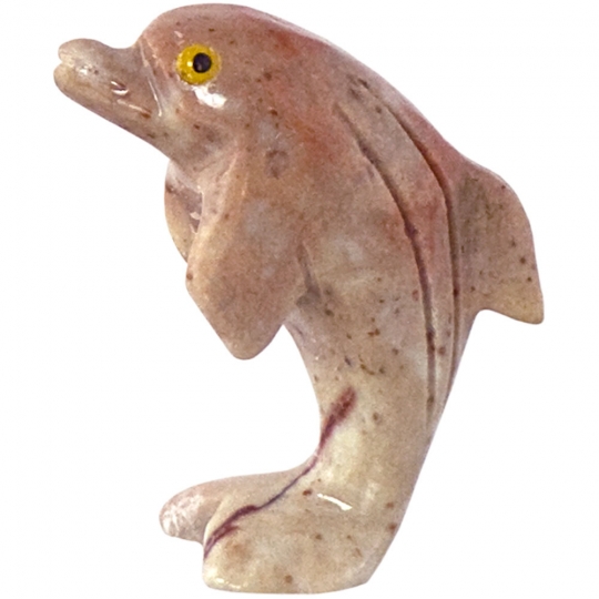 Spirit Animal 1.25-inch Dolphin Dolomite (pack of 5)