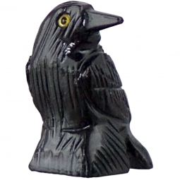 Spirit Animal 1.25-inch Raven Black Onyx (pack of 5)