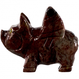 Spirit Animal 1.25-inch Angel-Pig Dolomite (Pack of 5)