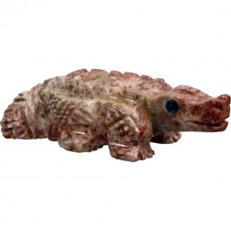 Spirit Animal 1.25-inch Crocodile Dolomite (Pack of 5)