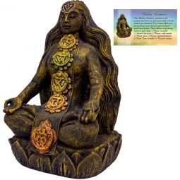 Volcanic Stone Statue - Chakra Goddess  (Each)