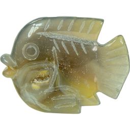 Druzy Agate Figurine - Fish (Each)