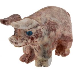 Spirit Animal 1.25-inch Barn Pig Dolomite (Pack of 5)