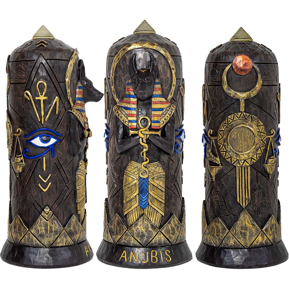 POLYRESIN Statue w/ LED - Anubis (Each)