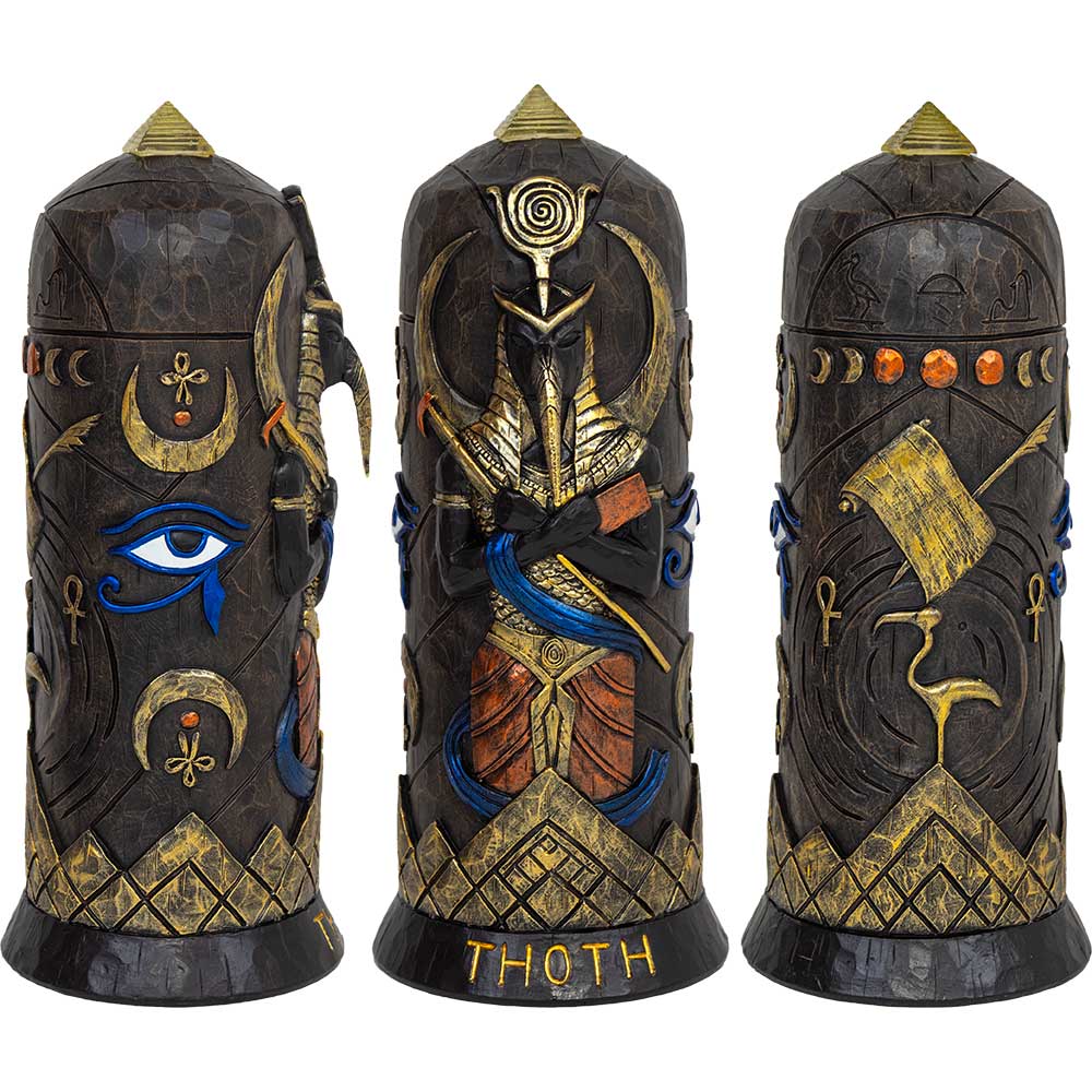 POLYRESIN Statue w/ LED - Thoth (Each)