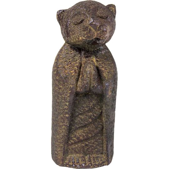 Volcanic Stone Statue - Jizo Cat (Each)