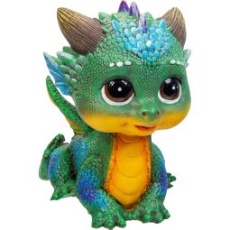 Polyresin Mythical Baby Dragon Figurine - Chilling (Each)