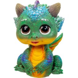 Polyresin Mythical Baby Dragon Figurine - Sitting (Each)